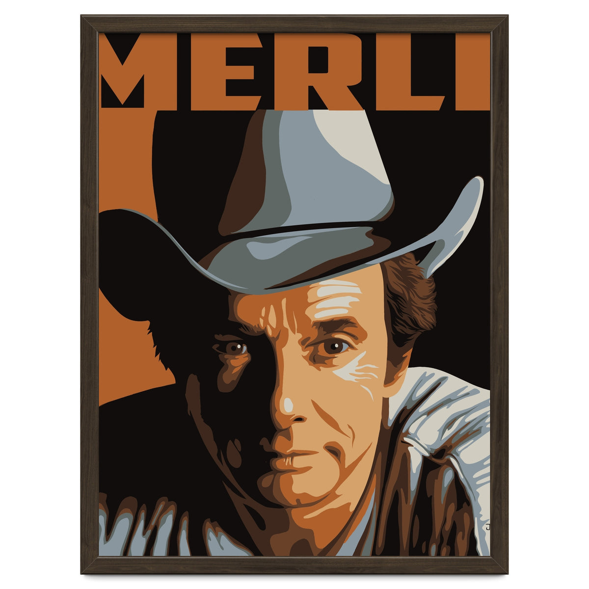 Merle Haggard Poster