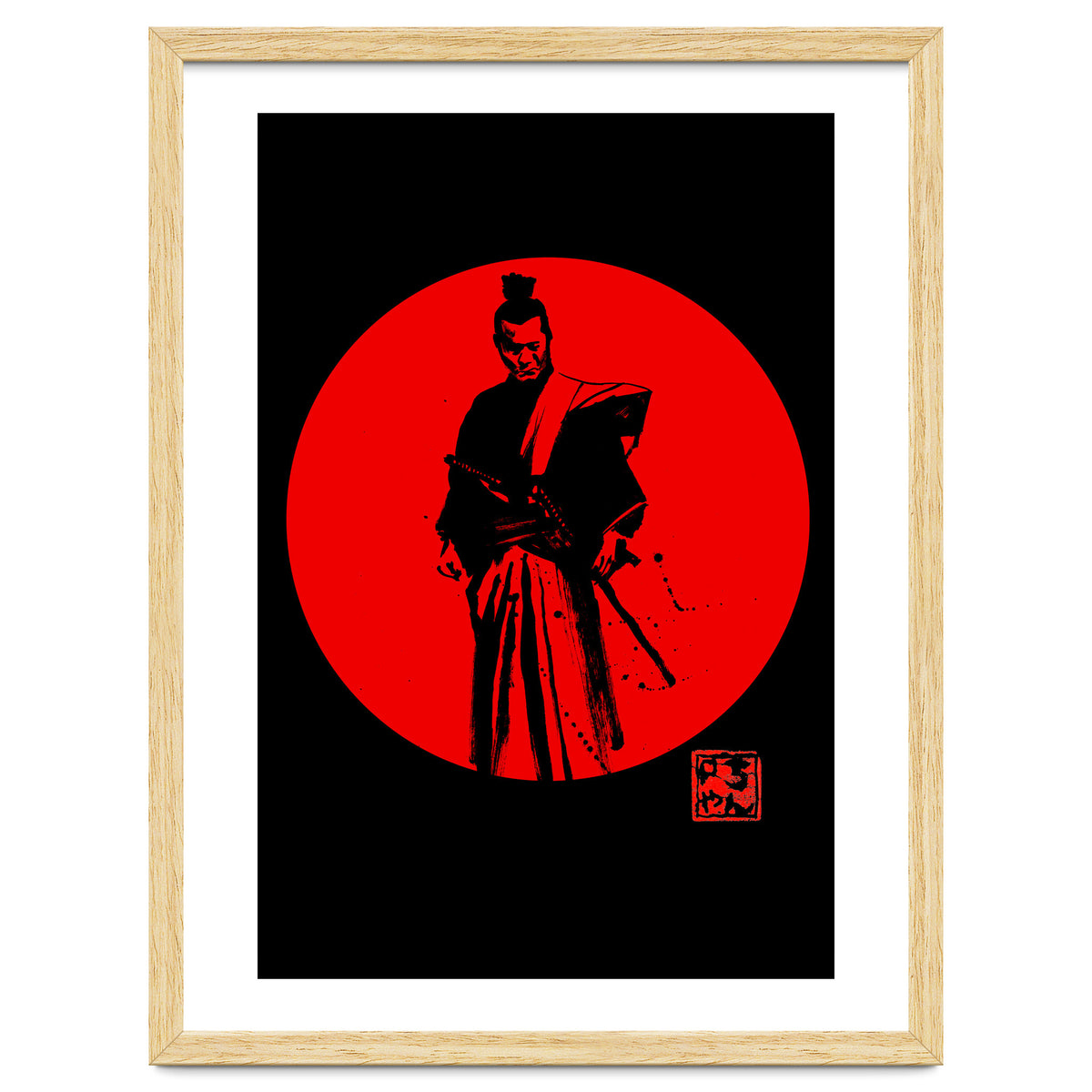 Samurai In Red Sun