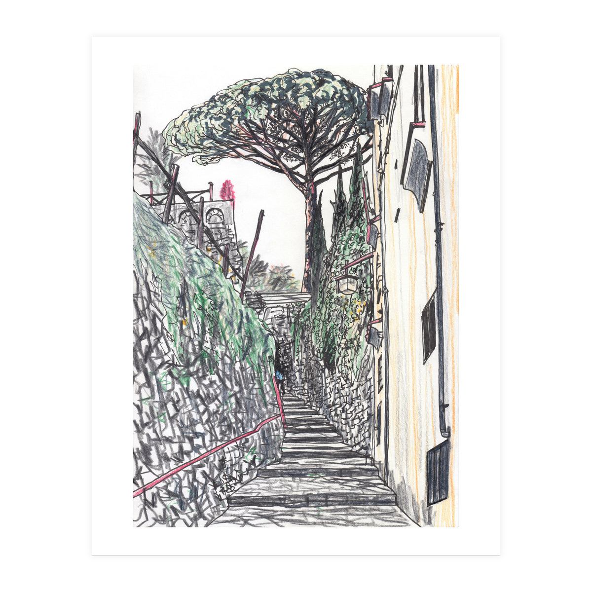 Ravello Stairway To Heaven (Print Only)
