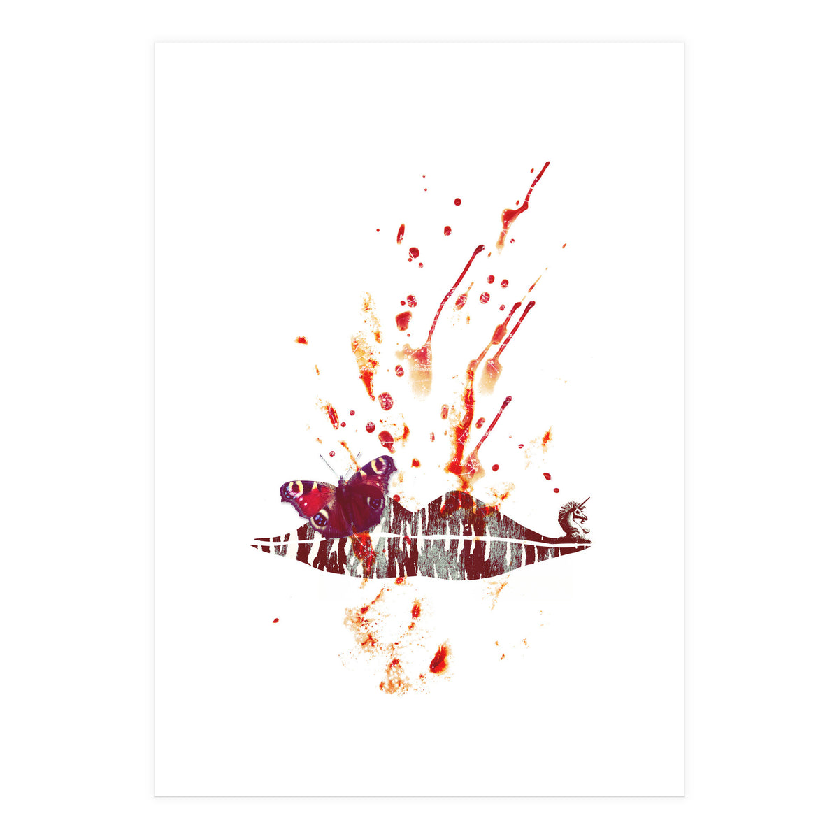 Bloody Lips (Print Only)