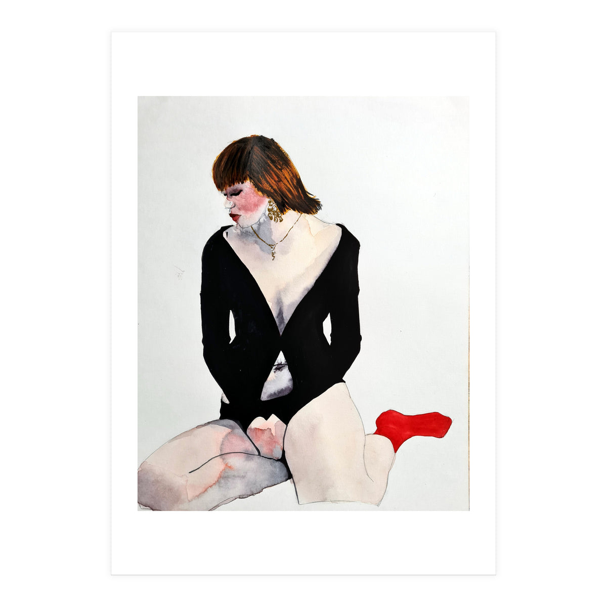 Untitled #95 Red Socks (Print Only)