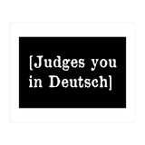 Judges You In Deutsch (Print Only) thumbnail