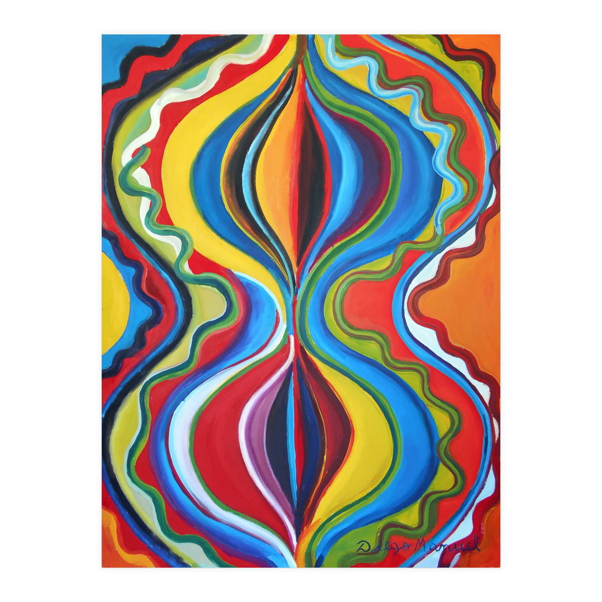 Graffiti Con Dos Centros (Print Only)