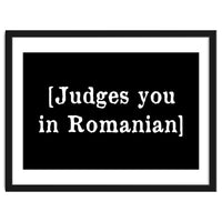 Judges You In Romanian