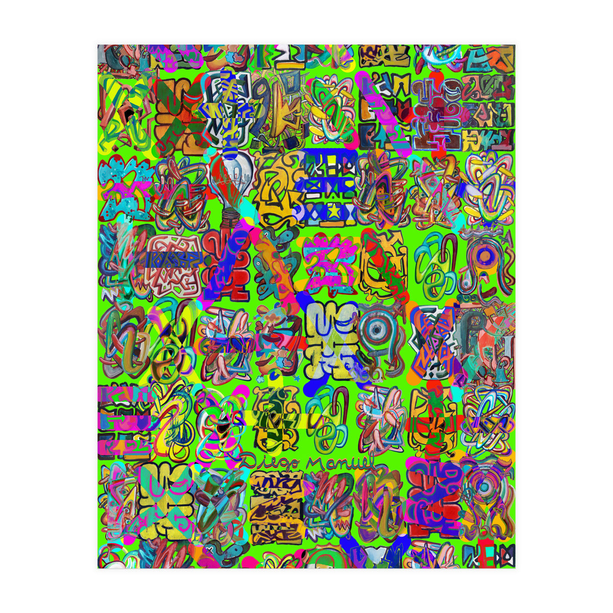 Graffitis 2021 Tapiz 103 (Print Only)