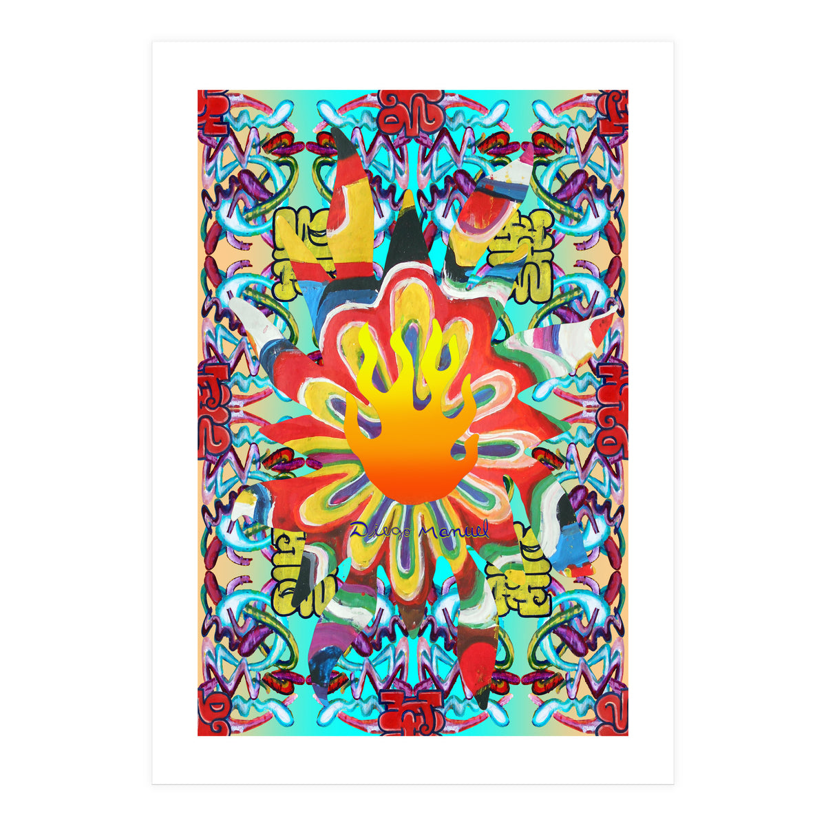 Fuego Y Graffiti 39 (Print Only)