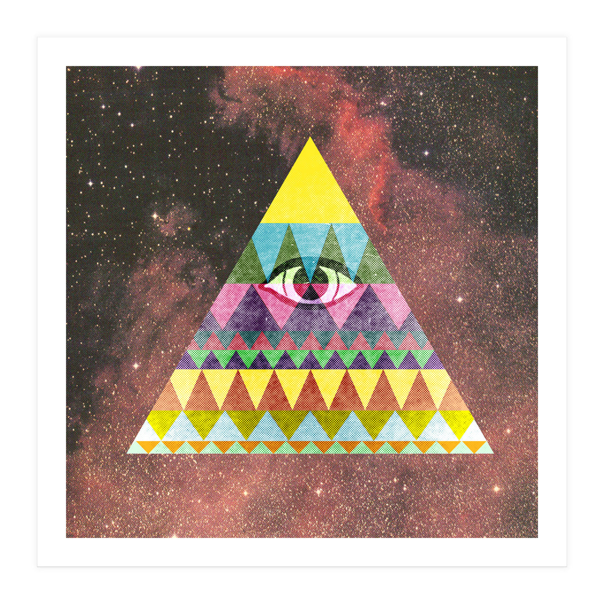 Pyramid In Space (Print Only)