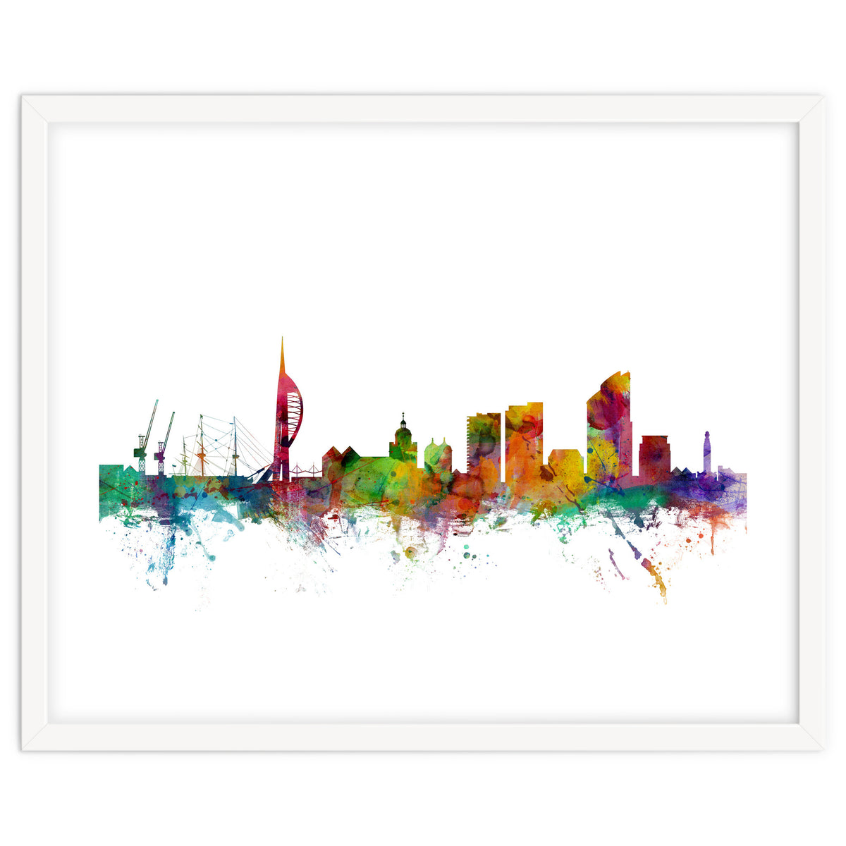 Portsmouth England Skyline