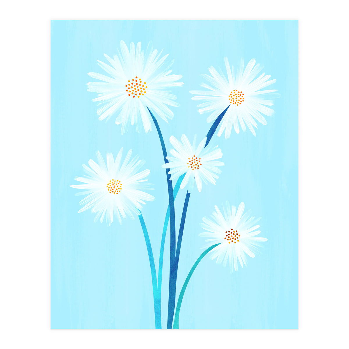 Ice Daisies (Print Only)