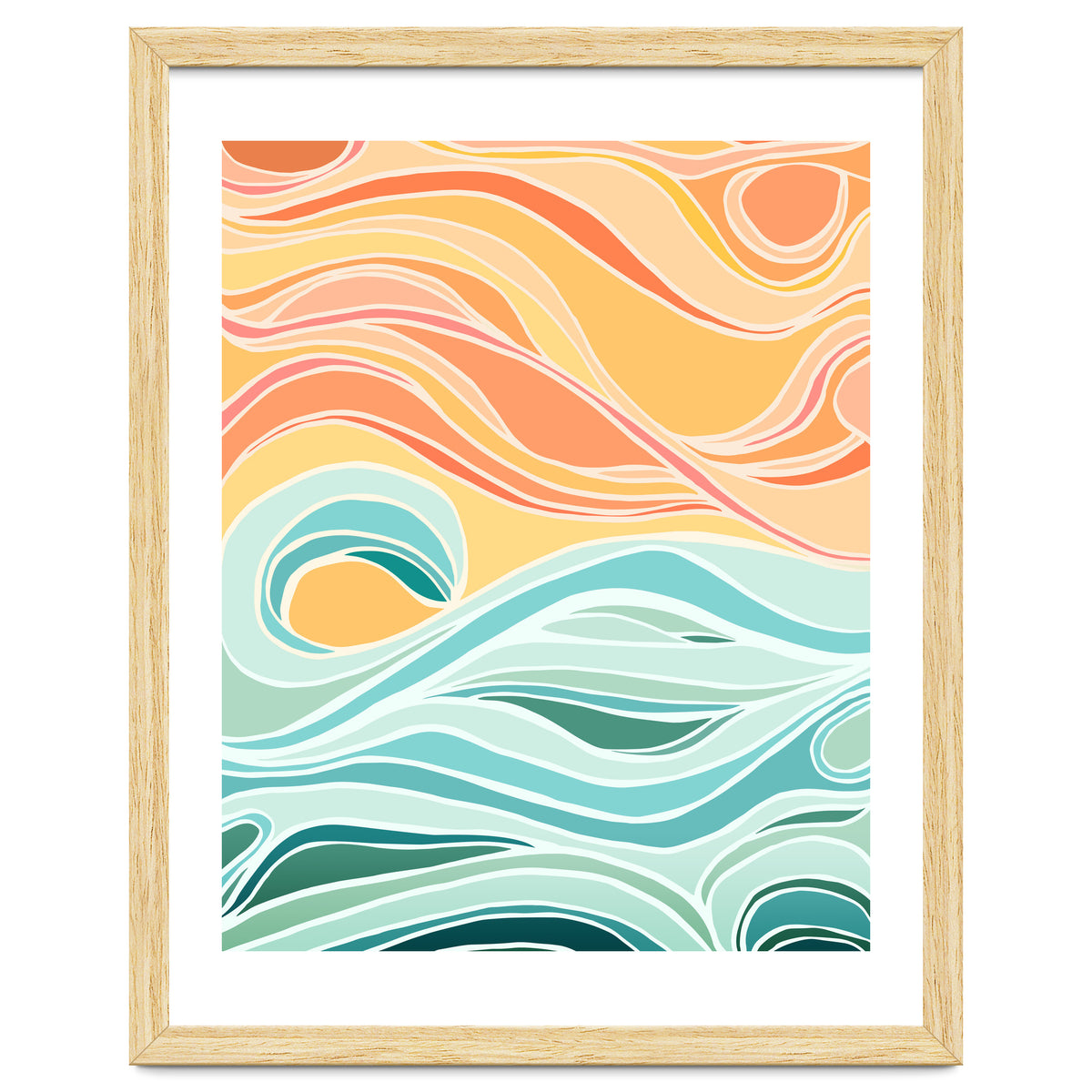 Sky And Sea Abstract