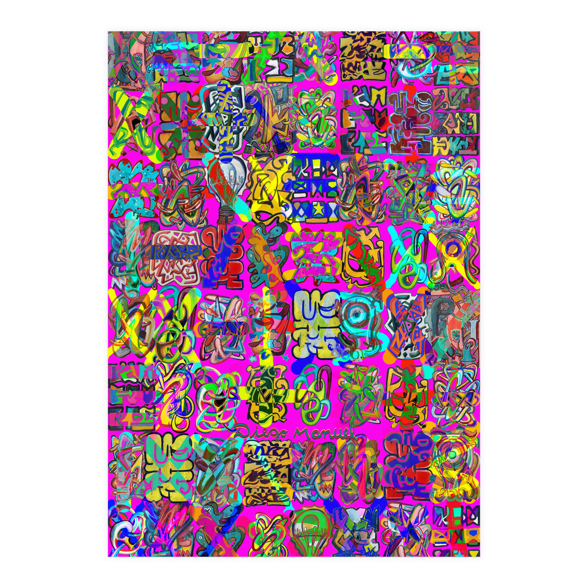 Graffitis 2021 Tapiz 106 (Print Only)