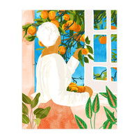 A Few Bad Oranges Is No Reason Not To Bring The Grove Home | Boho Botanical Garden Painting (Print Only)