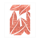 Abstract Terracotta Leaves 1 - Burnt Orange (Print Only) thumbnail