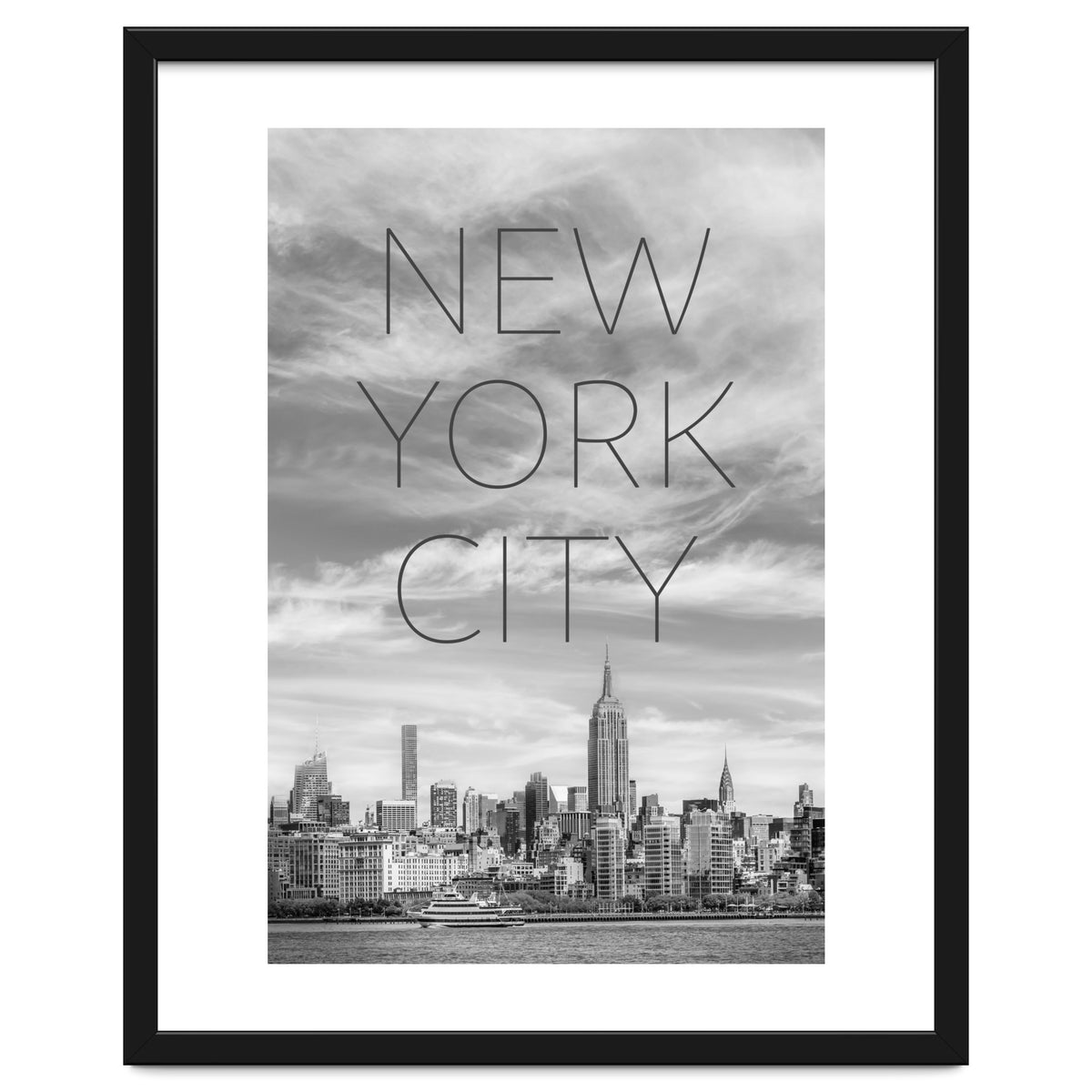 NYC Midtown Manhattan | Text & Skyline