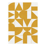 My Favorite Geometric Patterns No.13 - Mustard Yellow (Print Only) thumbnail