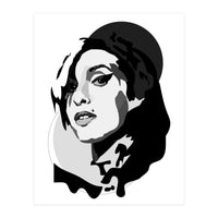 Amy Winehouse Close Up (Print Only)