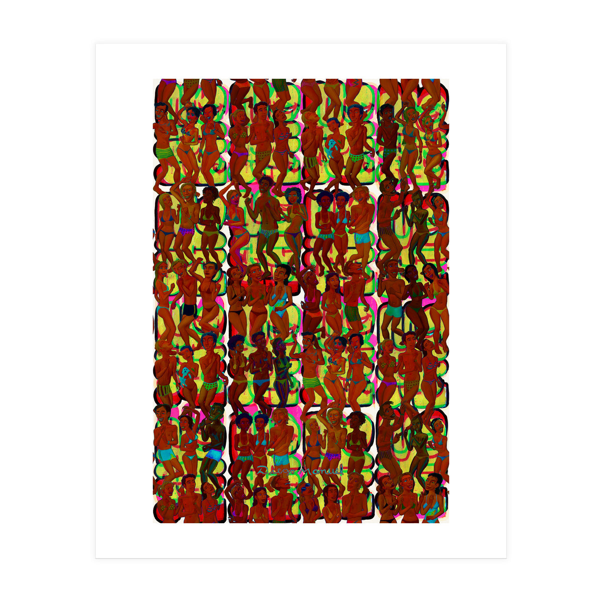 Fiesta En La Playa 8 (Print Only)