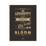 My Being Is In Full Bloom - Rumi Quote Typography (Print Only) thumbnail