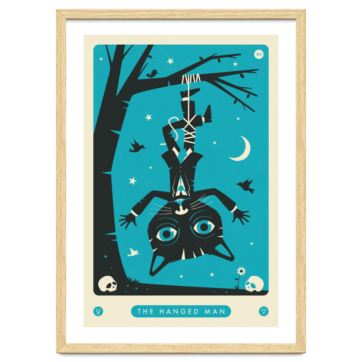 TAROT CARD CAT: THE HANGED MAN