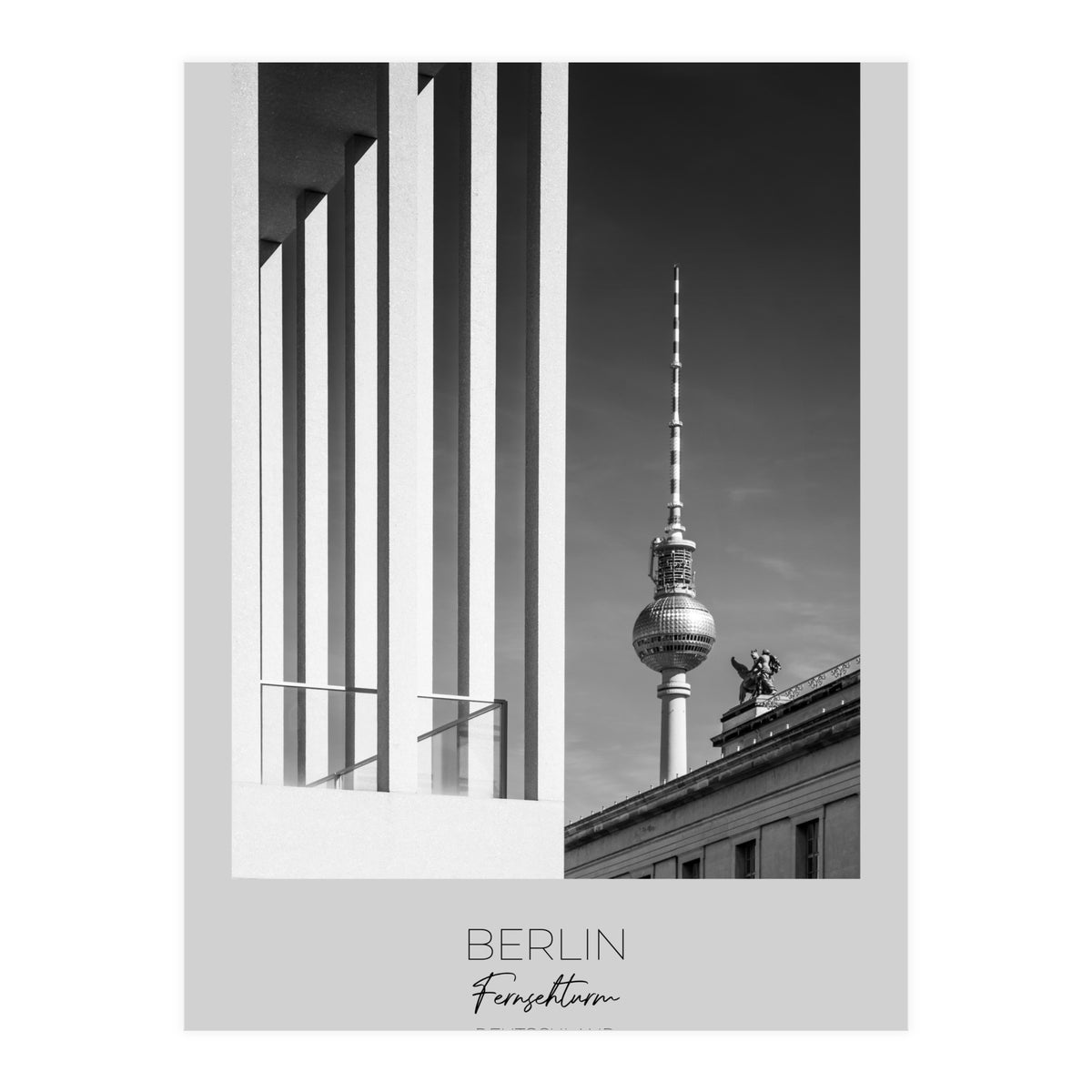 In focus: BERLIN Television Tower & Museum Island (Print Only)