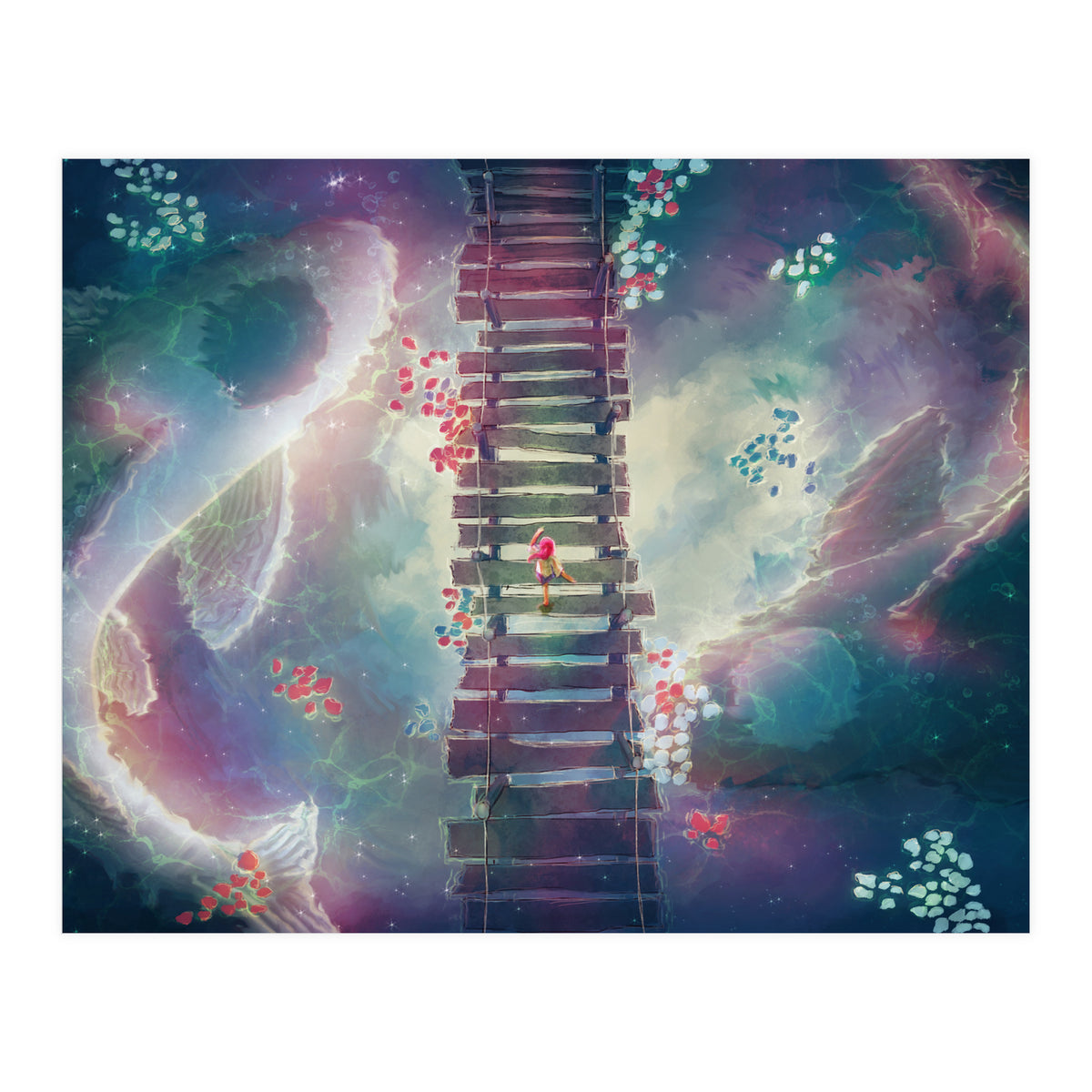 Walking Through Sun, Moon, and Stars (Print Only)