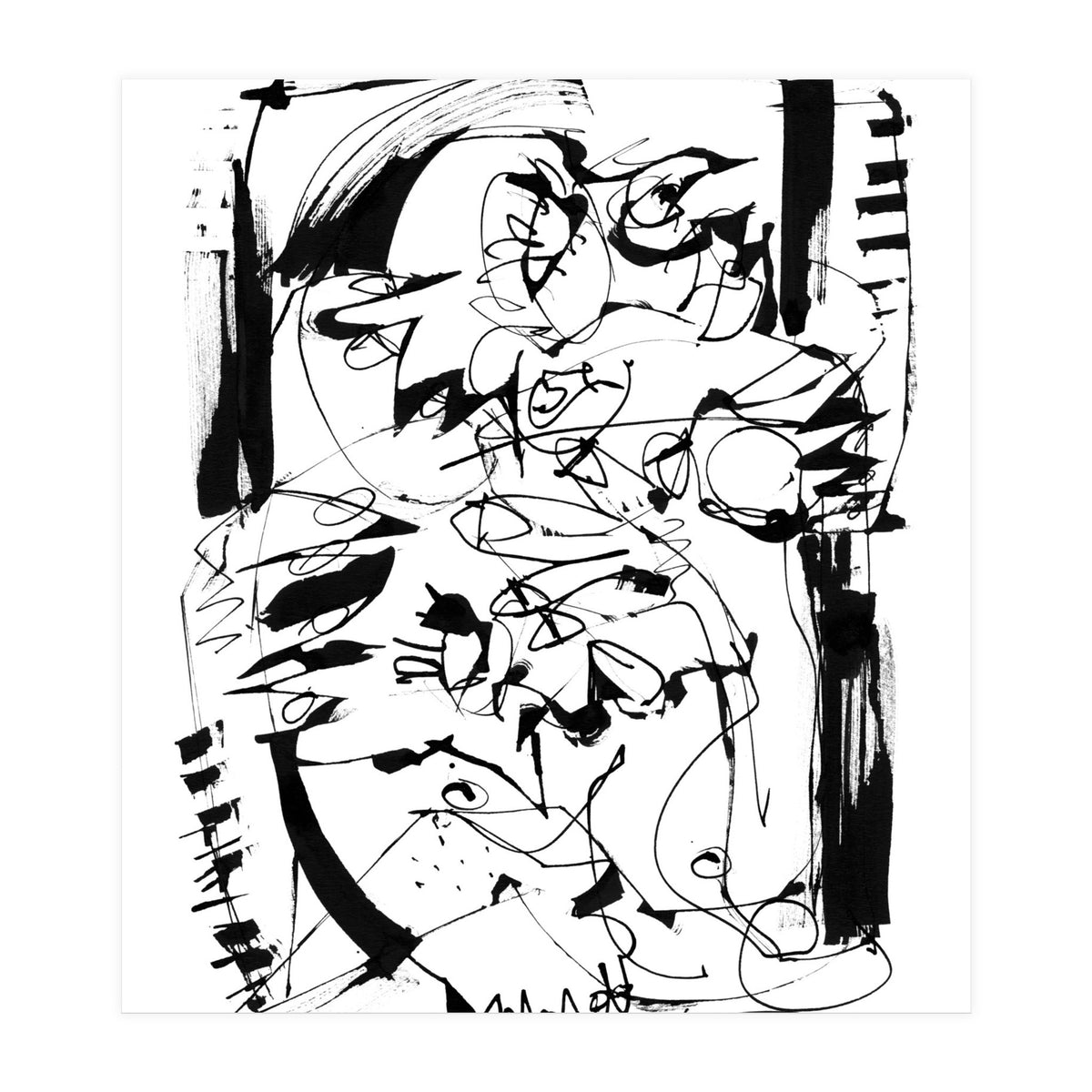 Ups and Downs - b&w (Print Only)