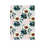 Flowery blooming with geometric (Print Only) thumbnail