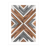 Urban Tribal Pattern No.4 - Wood (Print Only) thumbnail