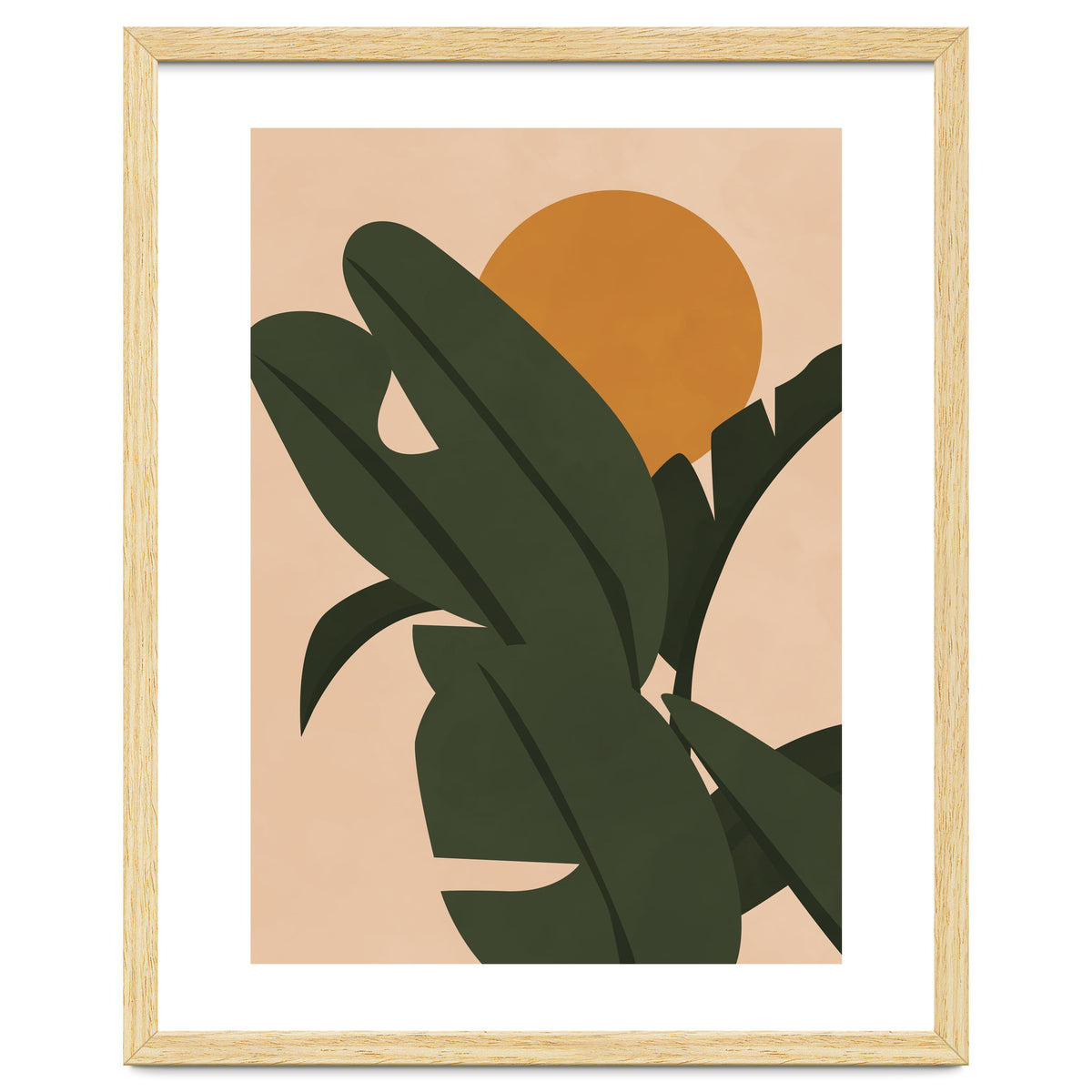 Banana Leaves Boho Style