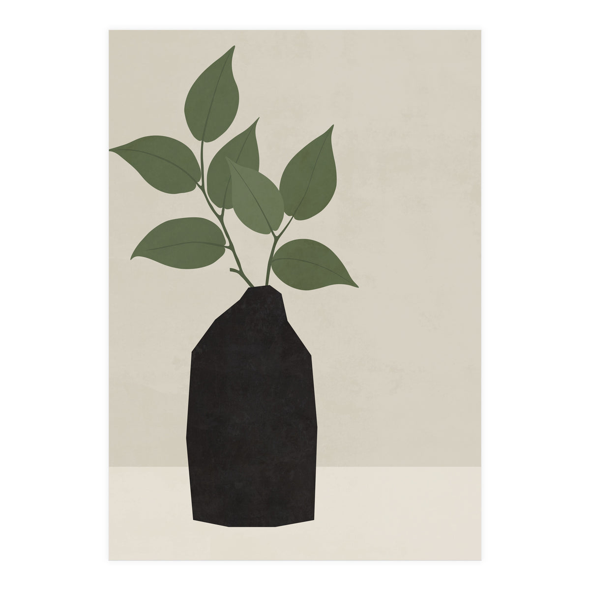 BLACK VASE (Print Only)