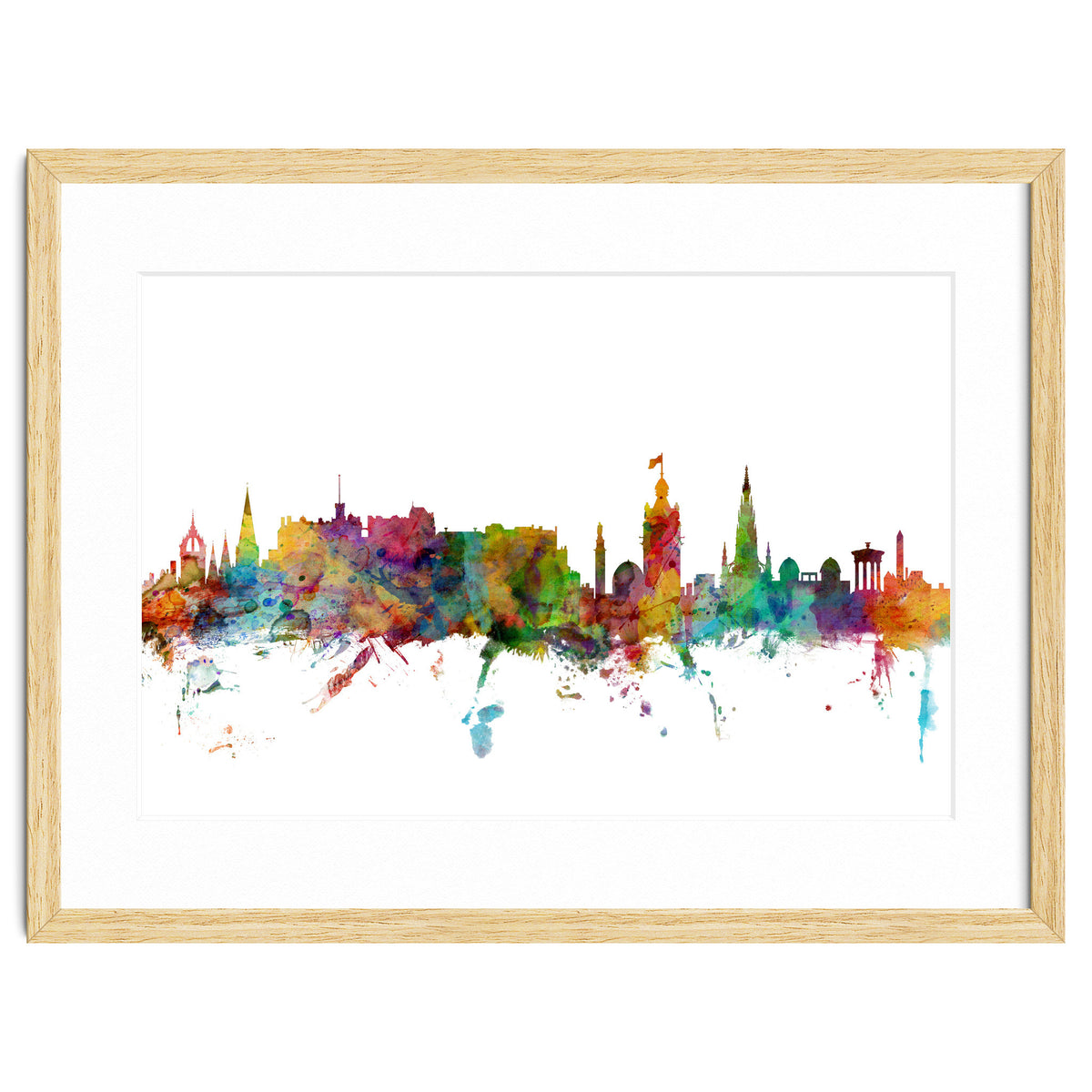 Edinburgh Scotland Skyline