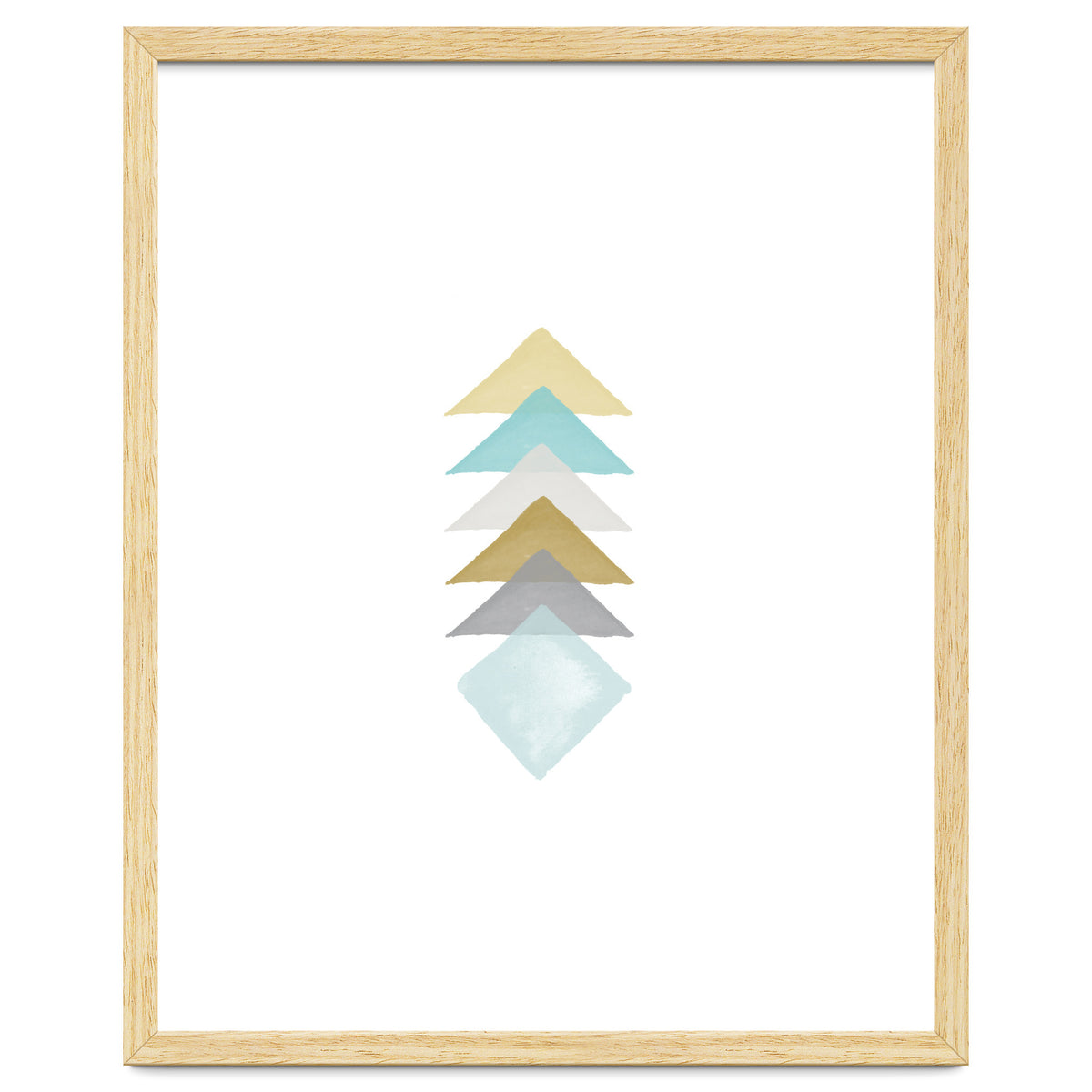 Watercolor Triangles