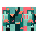 Green Klee houses (Print Only) thumbnail