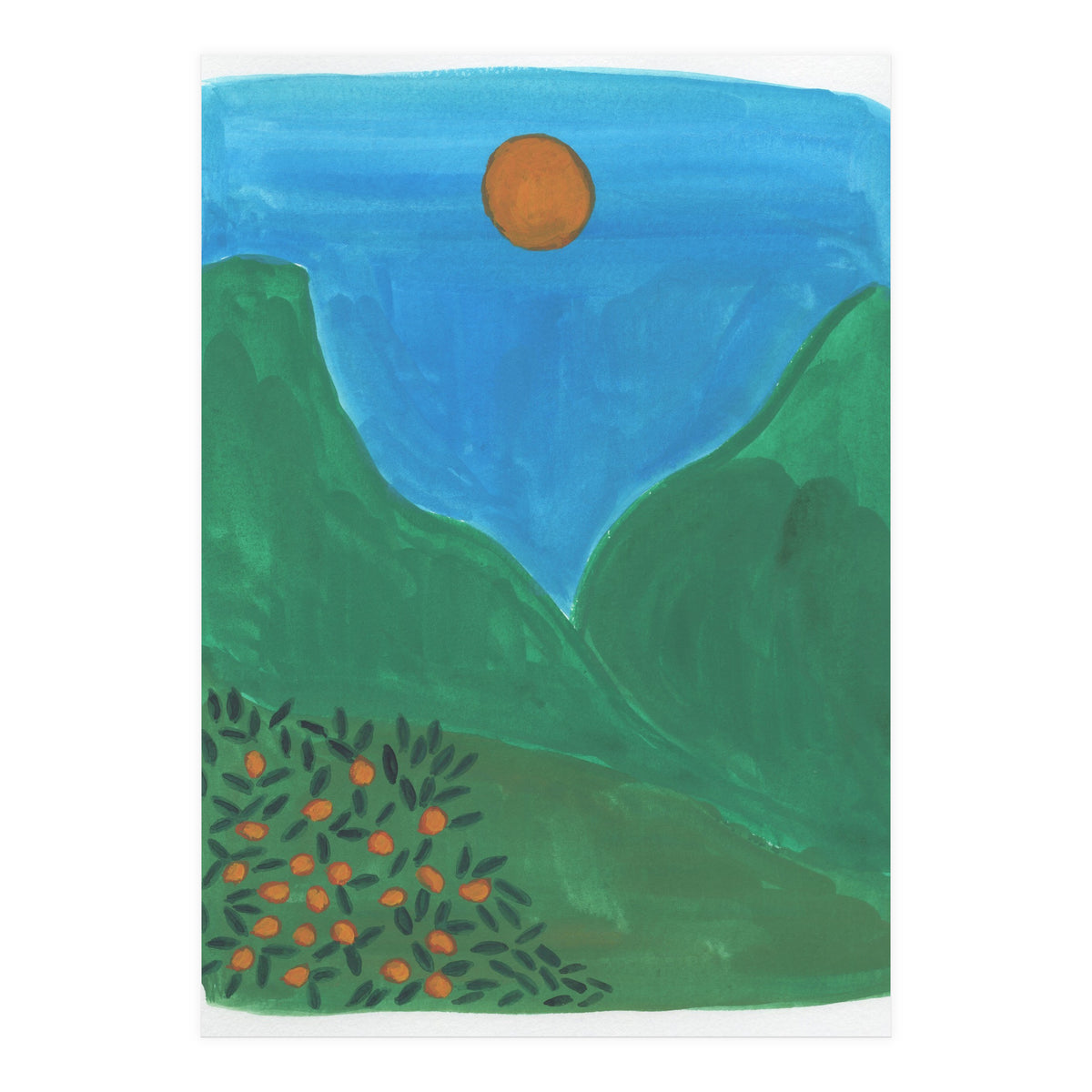 Oranges Field (Print Only)