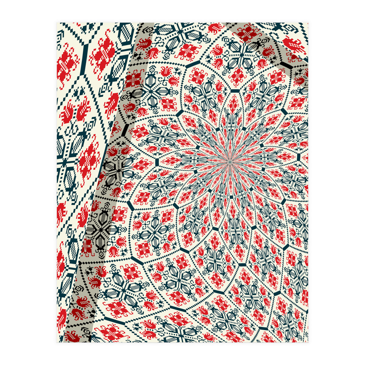 Romanian embroidery background 3 (Print Only)