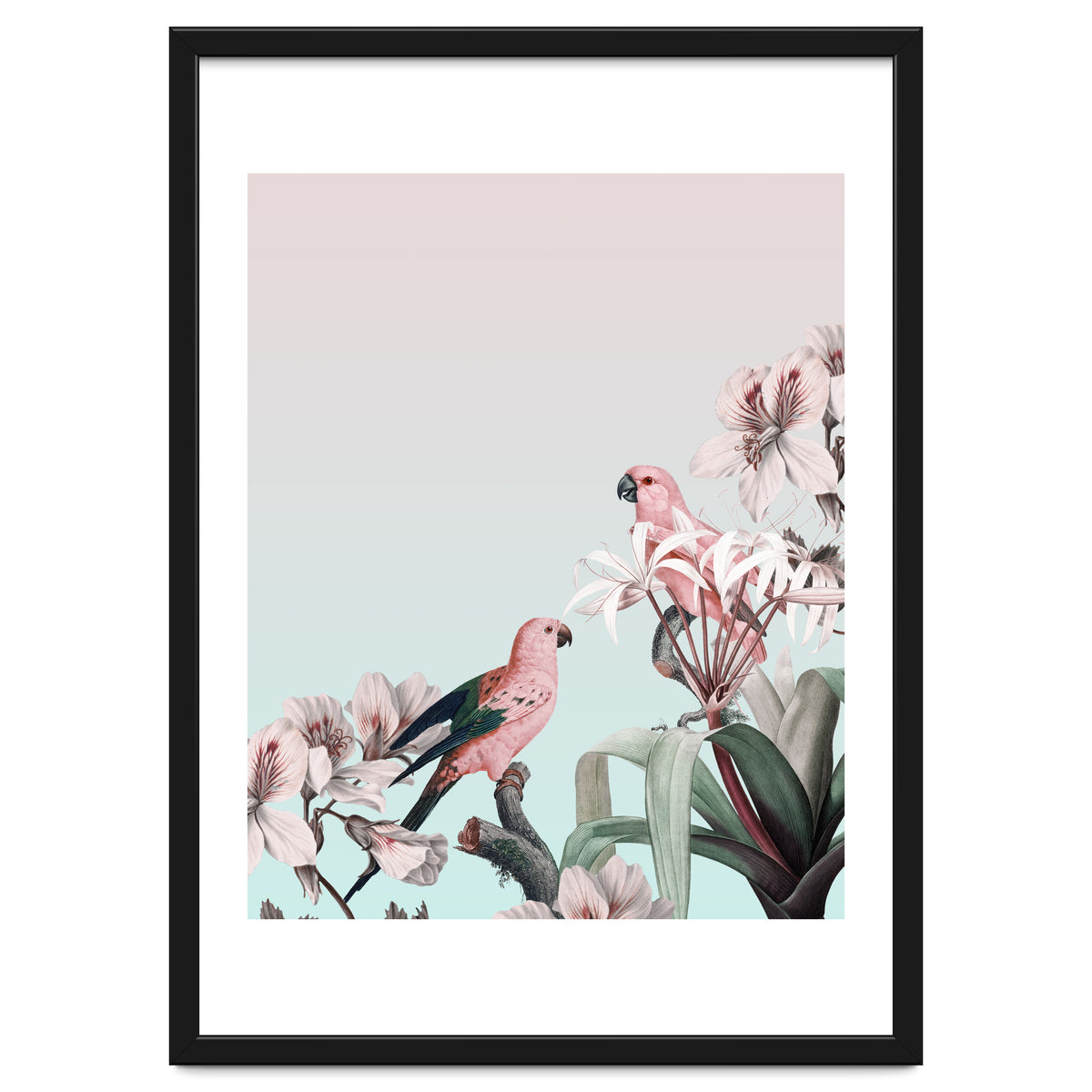 Pastel Parrots Paradise