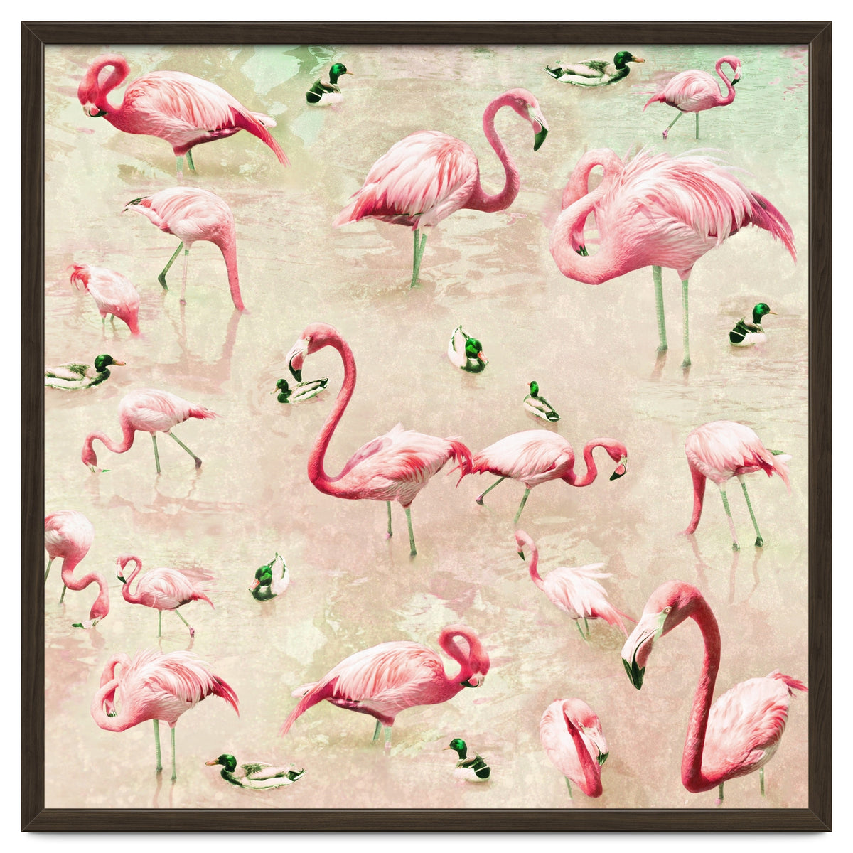 Flamingos Vintage Pink