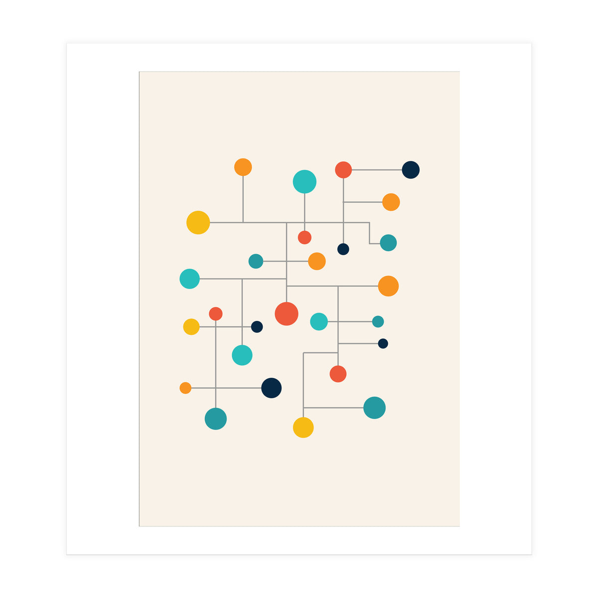 Mid Century Modern Geometry 015 (Print Only)