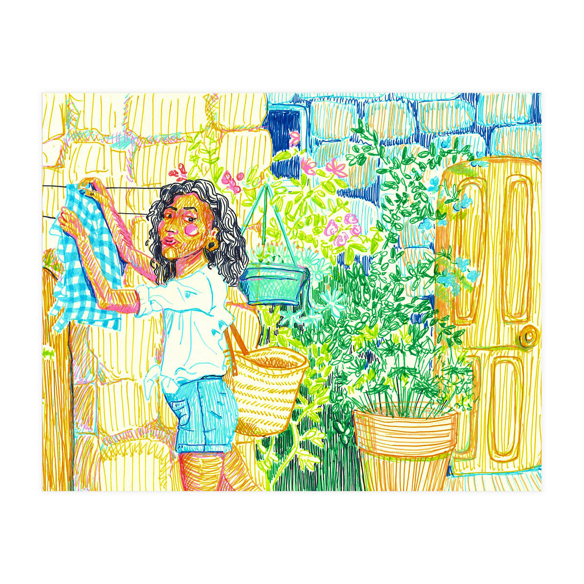 Provence Laundryday (Print Only)