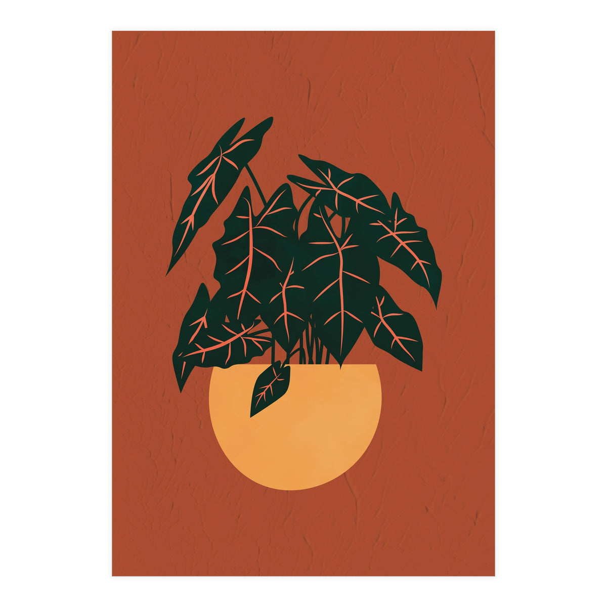 Botanical Boho Alocasia (Print Only)