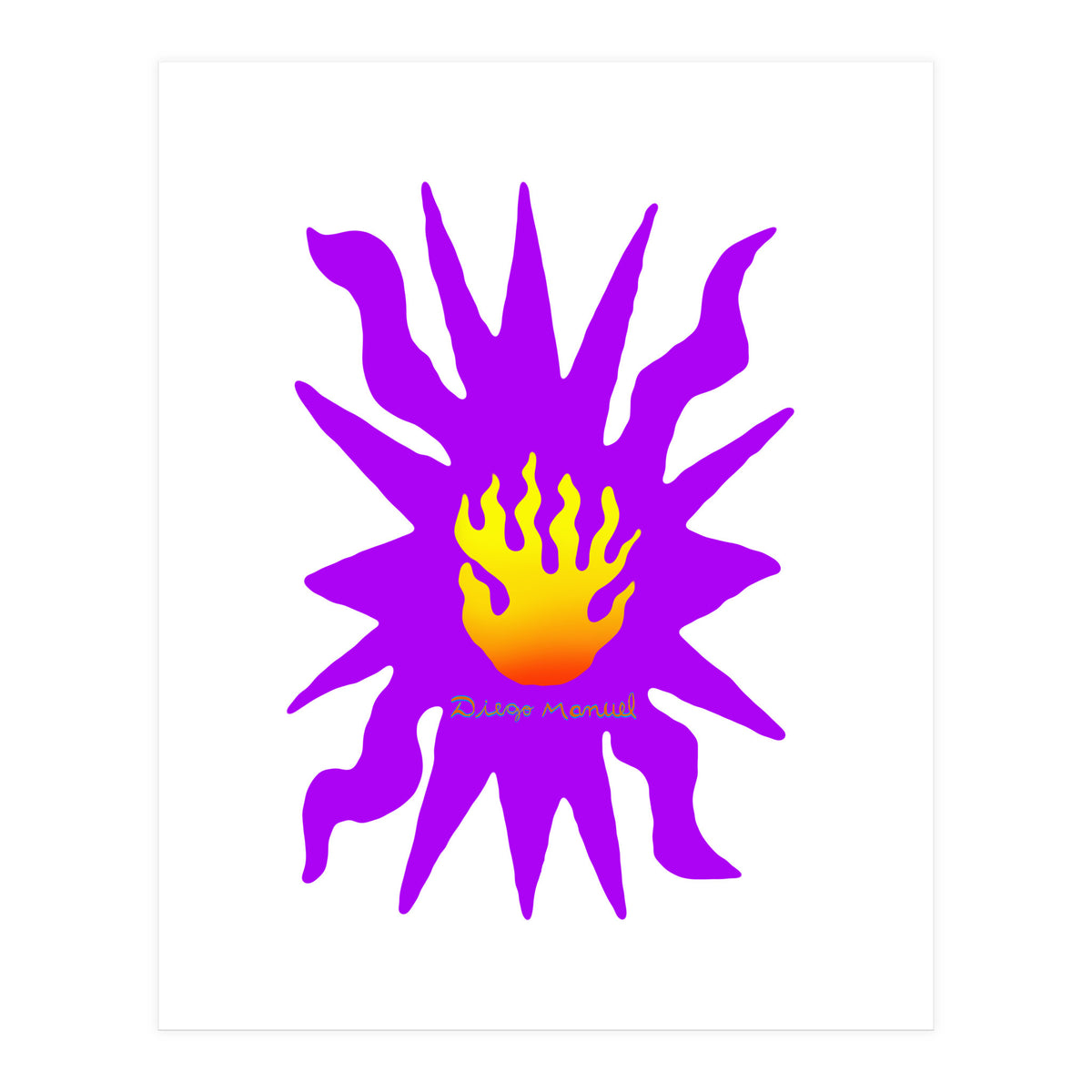 Fuego 39 Copia (Print Only)