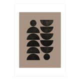 Mid-Century Modern No.30 - Woodblock Print (Print Only) thumbnail