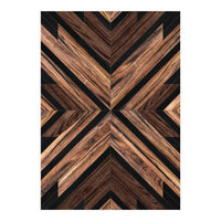 Urban Tribal Pattern No.3 - Wood (Print Only)