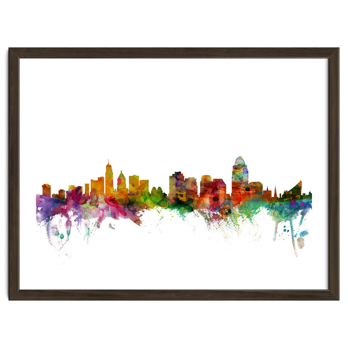 Cincinnati Ohio Skyline