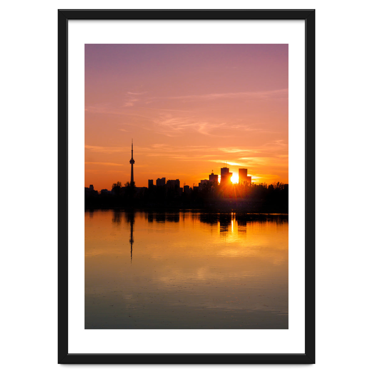 Leslie Street Spit Toronto Canada Sunset