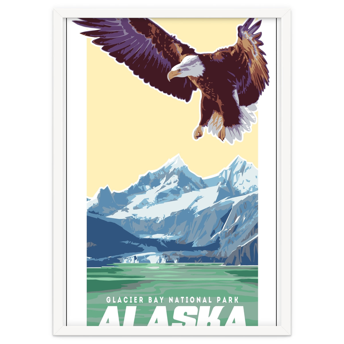 Alaskan Eagle Poster