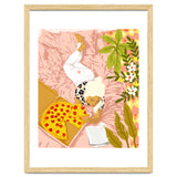 Pepperoni Pizza | Holiday Weekend Food Binge | Modern Bohemian Woman Reading in a Pastel Bedroom thumbnail