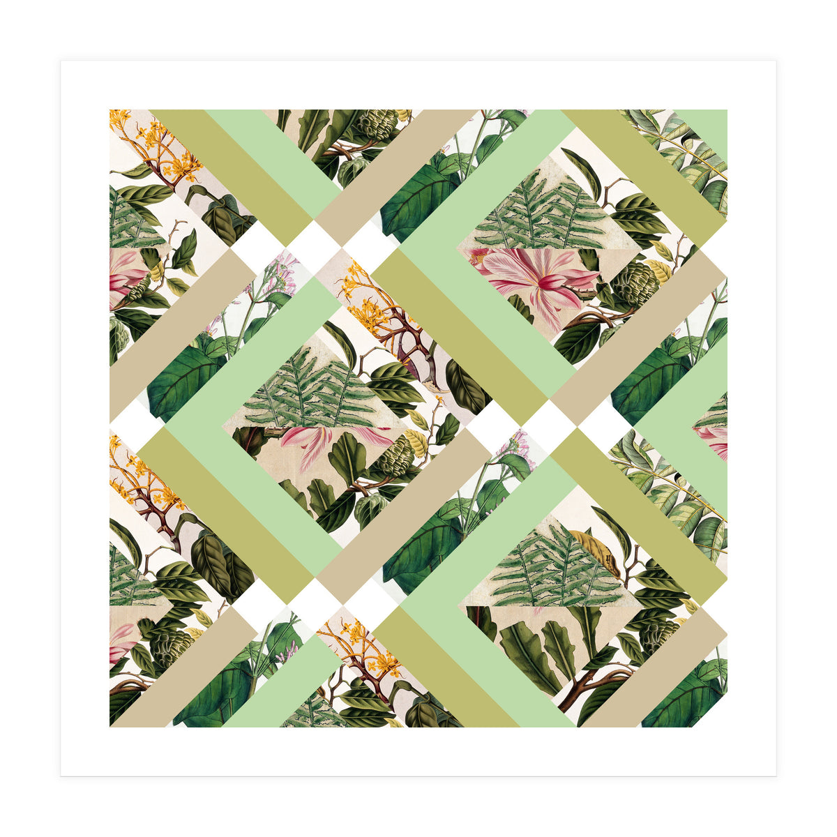 Cubed Vintage Botanicals (Print Only)