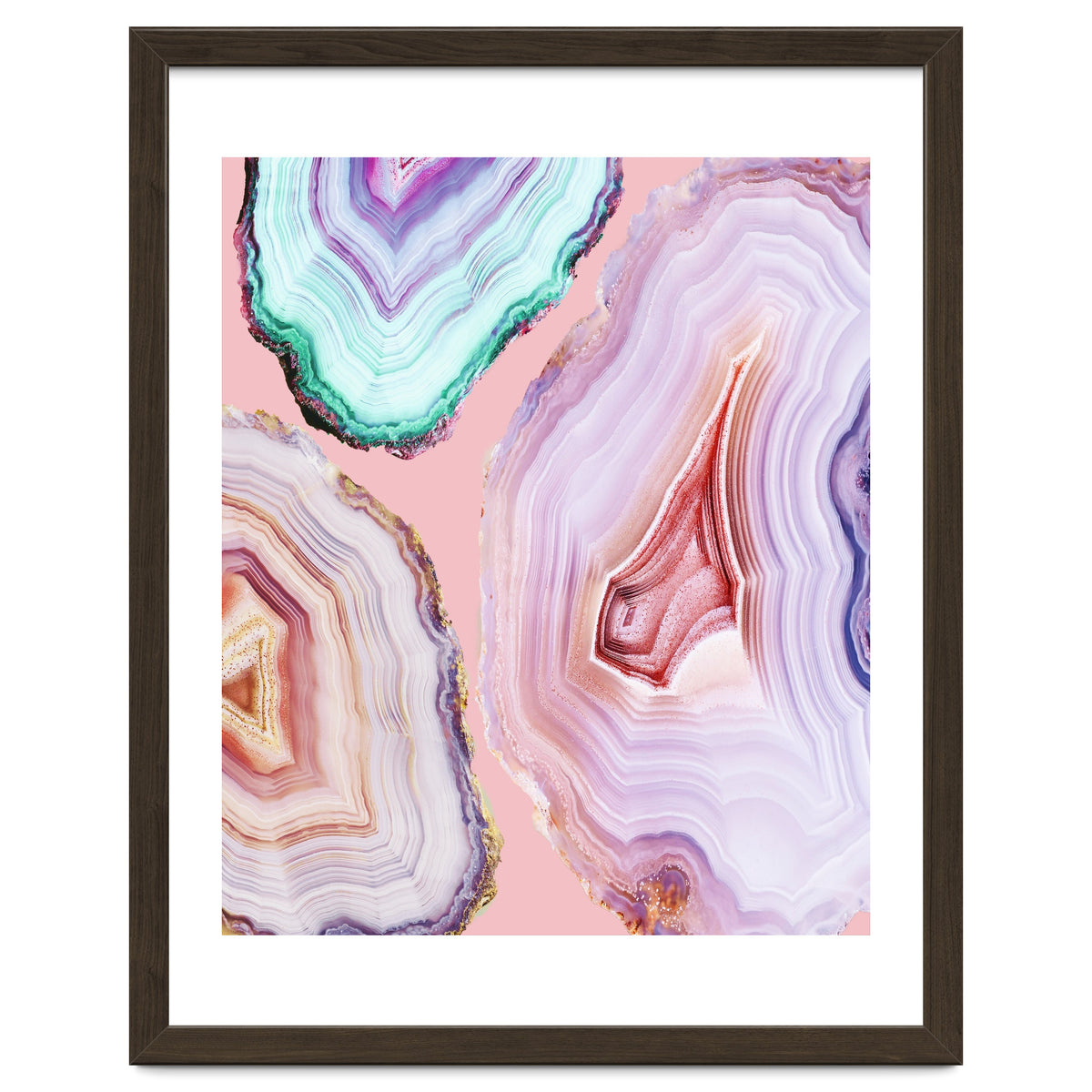 Mineral Agates #Glam collection