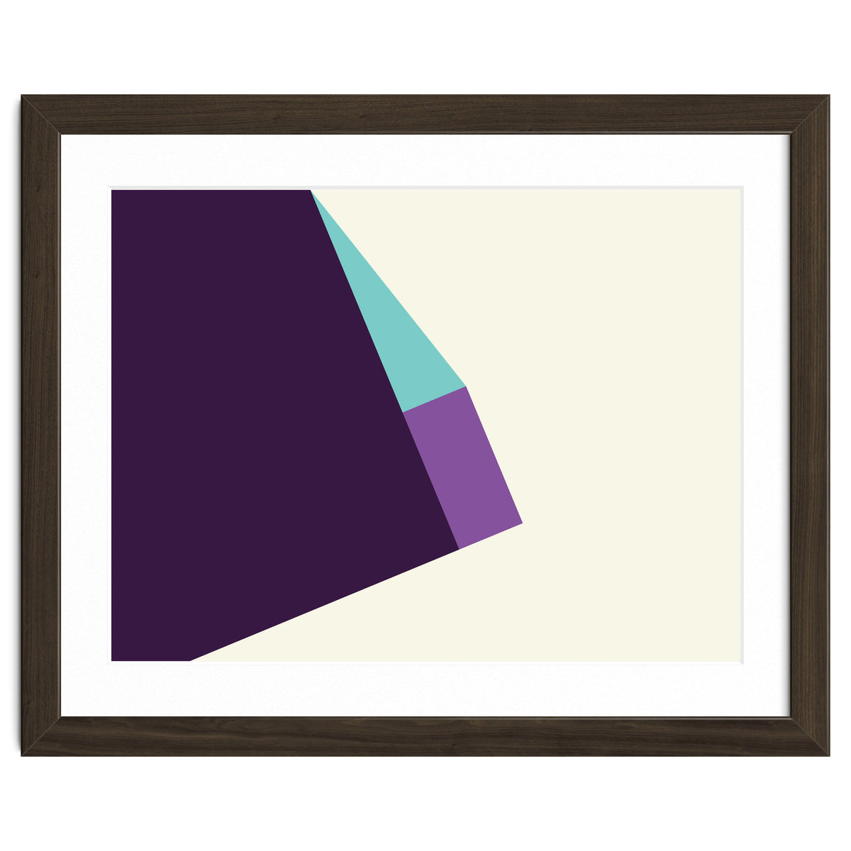 Geometric Shapes No. 42 -  lilac, blue & purple